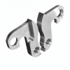 View from both sides H125d Derailleur Hanger for Marin Scott Vitus H125d Alloy Rear Derailleur Hanger. Made with CNC technology. Lighter and more durable than the cast hanger. Assembly from outside with screw set, no