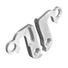 H34d Derailleur Hanger for IronHorse 2007 bikes H34d Alloy rear derailleur hanger, made with CNC technology. Lighter and more durable than the hanger series. Assembly from outside with screw set, no