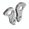 View from both sides H553d Derailleur Hanger for Ridley bikes ( RDR-15 ) H553d Rear Derailleur Hanger Thru-Axle for bike frames. For use with Standard mount Rear Derailleurs only. Assembly from inside with 1 screws,