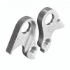 View from both sides H635d Derailleur Hanger for Haibike Sduro, Xduro bikes H635d Rear Derailleur Hanger Thru-Axle for bike frames. For use with Standard mount Rear Derailleurs only. Made with CNC technology. Lighter and