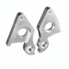 View from both sides H669d Derailleur Hanger for Haibike bikes ( #2501170062 ) H669d Rear Derailleur Hanger for Haibike xduro generation 1 full suspension frame with Thru-Axle. Made with CNC technology. Lighter and more