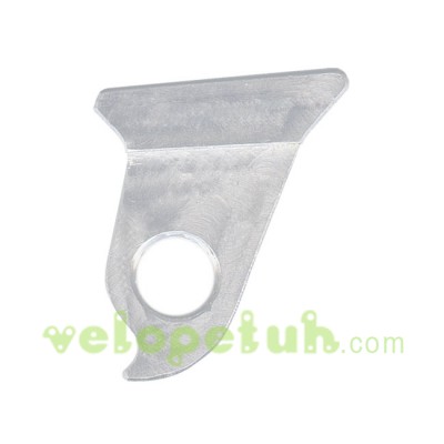 H905d: Кронштейн задней перекидки, Фрезерованный велопетух, Аналог Mondraker M051 Pilo D467, Сменный крюк на раму велосипеда для даунхилла Summum