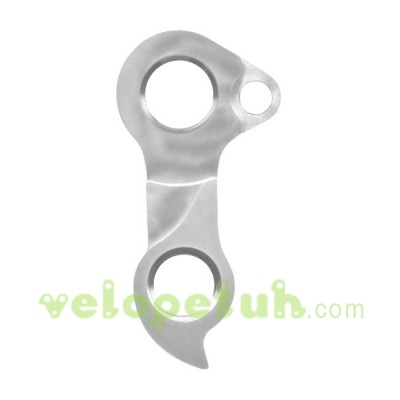 H978d: Дюралюминиевый держатель перекидки на хромолевую раму Planet X, Аналог FSOODROPOUT_HK, Фрезерованный кронштейн на задний дропаут