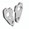View from both sides H501d Derailleur Hanger for Merida, Centurion bikes (# ET-01B) H501d Rear Derailleur Hanger Thru-Axle for bike frames. For use with Standard mount Rear Derailleurs only. Assembly from inside with 2