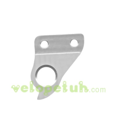 H879d: Держатель задней перекидки, Фрезерованный велопетух H879d, Аналог Pilo D1202, Сменный крюк на раму велосипеда для фрирайда