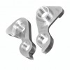 View from both sides H689xd Derailleur Hanger for Bulls bikes (#5009-545-51X) H689xd Rear Derailleur Hanger Thru-Axle for Bulls bike frames. Made with CNC technology. Lighter and more durable than the cast hanger. For
