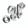 View from both sides H842da Derailleur Hanger for Bulls, Boardman bikes H842da Rear Derailleur Hanger Thru-Axle for Bulls, Boardman gravel bikes Models. Made with CNC technology. Lighter and more durable than the cast