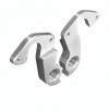 View from both sides H198d Derailleur Hanger for Cannondale Trail H198d Alloy Rear Derailleur Hanger for some Cannondale bike frames. Made with CNC technology. Lighter and more durable than the cast hanger. Assembly from