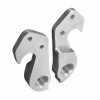 View from both sides H214d Derailleur Hanger for Poison bikes Poison MTB Alloy Rear Derailleur Hanger, made with CNC technology. Lighter and more durable than the hanger series.H214d Compatible with models of following