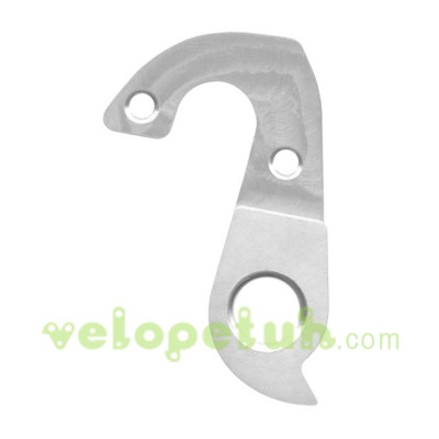 H238d: Дюралюминиевый крюк на раму велосипеда, Фрезерованный кронштейн заднего переключателя, Аналог Pilo D750, Велопетух на дропаут