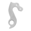 H311d: Фрезерованный кронштейн для переключателя, Аналог Bianchi C1355408 Pilo D1266, Велопетух на задний дропаут, Дюралюминиевый крюк на велосипед с другой стороны