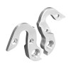 H3726d Derailleur Hanger for Time bikes H3726d Alloy Rear Derailleur Hanger for Time Road bikes. H3726d Derailleur Hanger for Time bikes H3726d Alloy Rear Derailleur Hanger for Time Road bikes. Made with CNC technology. Lighter and more durable than the hanger series. Assembly from inside with 2
