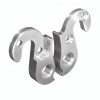 View from both sides H412d Derailleur Hanger for Bulls, Focus, Pegasus bikes Alloy Rear Derailleur Hanger, made with CNC technology. Lighter and more durable than the cast derailleur hanger. Assembly from outside with 2