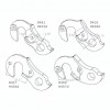 DERAILLEUR HANGERS Colnago Replacement derailleur hanger, gear mech hanger, same as Pilo D418, dropout replacement for bikes H450d