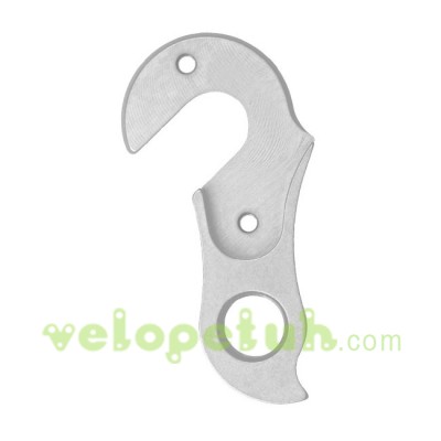 H455d: Держатель заднего переключателя, Аналог Pilo D619, Серьга на раму, Петух для велосипеда, Фрезерованный велопетух