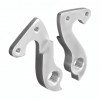 View from both sides H491d Derailleur Hanger for BTWIN, Dedacciai, Kemo bikes H491d Alloy Rear Replacement Derailleur Hanger. Assembly from outside with 2 screws, threading in hanger.Compatible with models of following