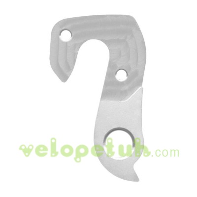 H851d: Крюк задней перекидки из дюралюминия, Аналог Pilo D1212, Фрезерованный петух, Кронштейн на задний дропаут, Серьга на велосипед