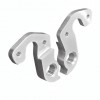 View from both sides H858d Derailleur Hanger for Polygon Marin bikes H858d Alloy Rear Derailleur Hanger for some Marin Polygon bike frames. Made with CNC technology. Lighter and more durable than the hanger series.