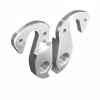 View from both sides H912d Derailleur Hanger for Cyclone bikes H912d Alloy Rear Derailleur Hanger for Cyclone АLX LX SLX SX bikes. Made with CNC technology. Lighter and more durable than the cast hanger. Assembly from