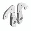 View from both sides H240d Derailleur Hanger for Focus bikes H240d Alloy Rear Derailleur Hanger - FOCUS Derailleur Hanger for Mares 3.0 / 4.0 and Cayo AL - KD325914002. Assembly from outside with 3 screws, threading in