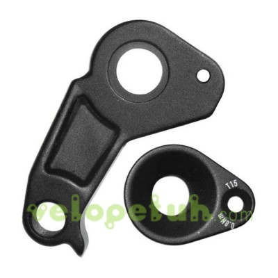 H550ma: Серьга на раму велосипеда, Велопетух Ghost GHM09-022, Аналог Pilo D764, крепление для заднего переключателя Shimano Direct Mount