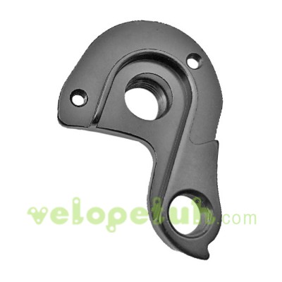 H439a: Сменный крюк Superior 013.0002.00098 377, Аналог Pilo D1084, Задний дропаут на раму с осью 12мм, Кронштейн для перекидки, Петух на велосипед