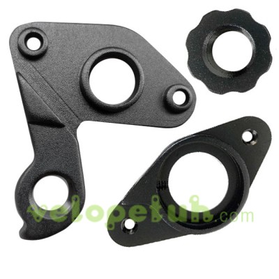 H591a: Серьга на раму велосипеда Bergamont Contrail E-Line Trailster Fastlane Revox Roxter, Велопетух BGM H035 246091, Аналог Pilo D524, Держатель заднего переключателя