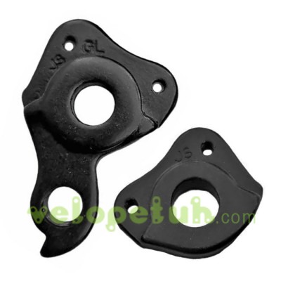 H634a: Комплект сменных дропаутов на ось 12мм, Велопетух Cinelli 740HGLAL, Аналог Pilo D903, Крепление заднего переключателя на шоссейный велосипед