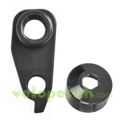 H695: Серьга на раму, Держатель заднего переключателя, Крюк с крепежной гайкой для велосипеда Norco, Петух велосипедный #913015–001–2