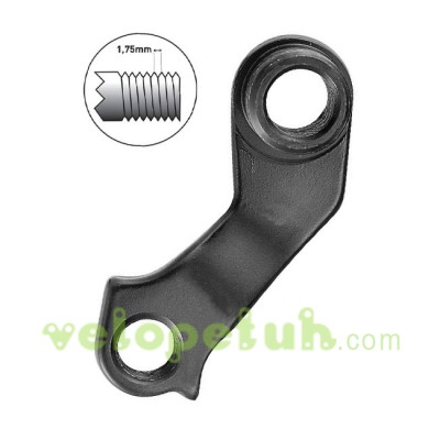 H758: Крепление для заднего переключателя Велопетух KTM 8920243, Аналог Pilo D477, Серьга на раму, Петух велосипедный