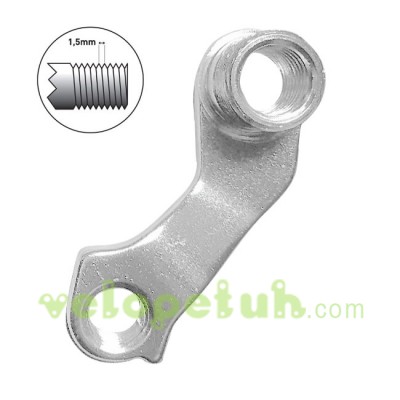 H759 Derailleur Hanger for KTM bike frames (M12x1.5) H759: OEM alloy rear derailleur mech hanger, dropout replacement, replacement hanger