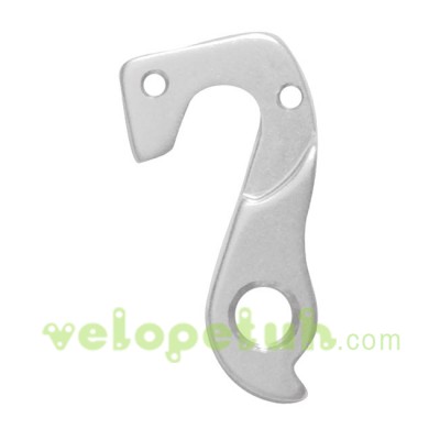 H167: Серьга на дропаут задний велосипеда, Держатель заднего переключателя алюминиевый, Велопетух на рамы UCC Dynamite XDS