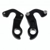 Вид с обеих сторон Велосипедный петух H198 для Bulls Black, Cannondale Trail Tesoro Althea Foray Series Алюминиевый сменный крюк (серьга на раму) H198 - это кронштейн для крепления заднего переключателя скоростей к