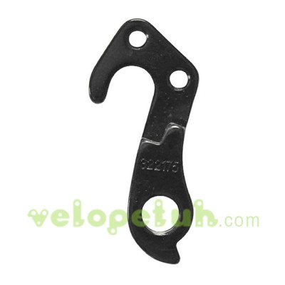 H208a: Крюк заднего переключателя Hardrocx Trek Gary Fisher Велопетух 322175 318610, Аналог Pilo D185, Серьга на раму велосипеда