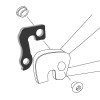 Buy KHS Replacement Derailleur Hanger # 3000. Fits for Diamondback Argon 18 Claud Butler KHS Saguaro 2015 Cycle Models 